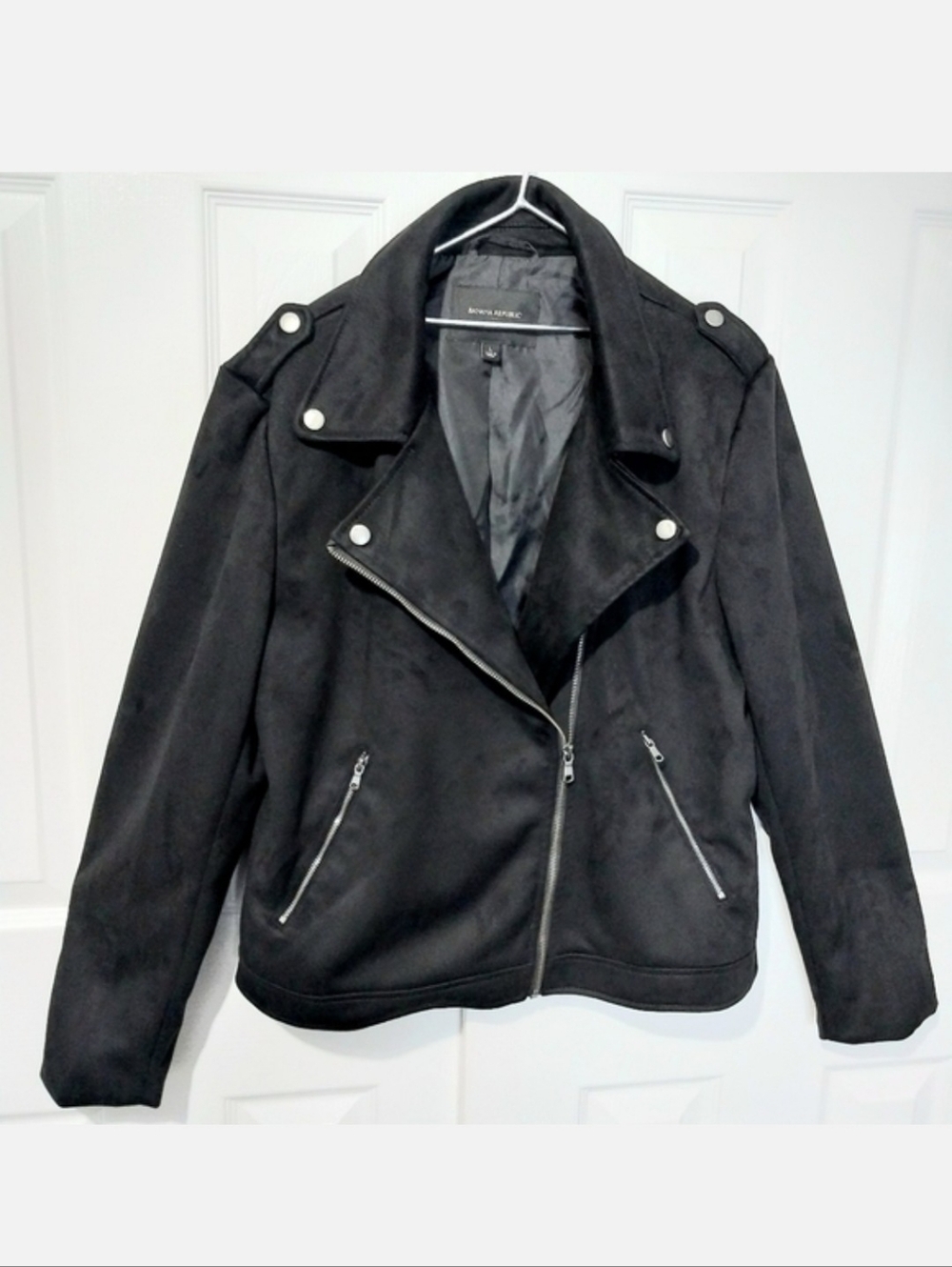 Banana Republic Vegan‎ Suede Jacket, NEW, Size L